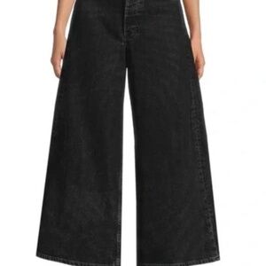 FREE PEOPLE CROPPED SUPER WIDE LEG JEANS